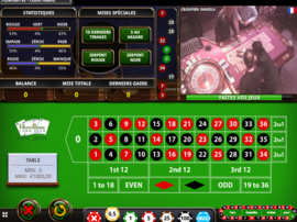 Roulette Actual Gaming sur Lucky31 Casino