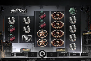 Machine a sous Motorhead de Netent sur Lucky31 Casino