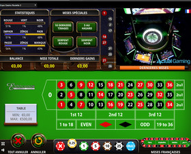 Roulette electronique Actual Gaming sur Lucky31 Casino