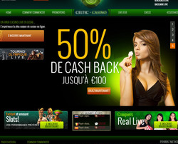 Programme des tournois live de Celtic Casino d'octobre 2016 a janvier 2017