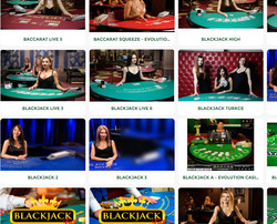 Bonus Cresus Casino sont valables sur les tables en live