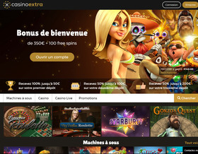 New Casino Extra logo and website