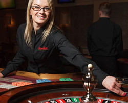 Croupiere du Fitzwilliam Casino de Dublin