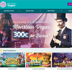 Monsieur Vegas rajoute 6 nouveaux logiciels casino