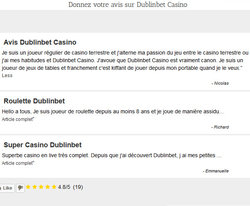 Dublinbet Casino Forum Reviews