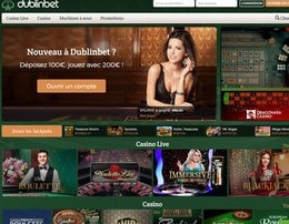 Dublinbet, meilleur live casino français