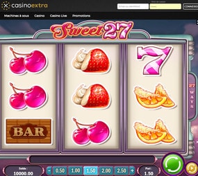 Machine à sous Sweet 27 sur Casino Extra