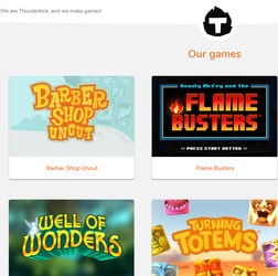 Les jeux en ligne du logiciel Thunderkick presents dans de nombreux casinos online