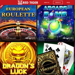 Logiciel Red Tiger Gaming, editeur de jeux de casino online