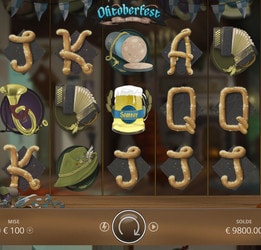 Oktoberfest slot machine at Lucky31