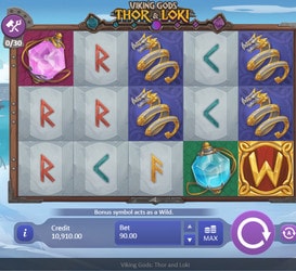 Viking Gods slot machine available at Lucky31 Casino