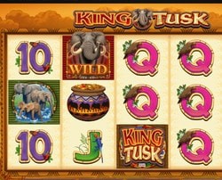 Machine à sous King Tusk de Microgaming disponible sur Casino Extra