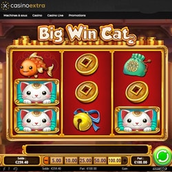 Casino Extra vous propose la machine à sous Big Win Cat