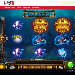 Sea Hunter slot machine from Play'n Go at Lucky31 Casino