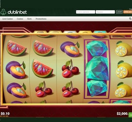 Deco Diamonds slot machine from Just For The Win and Microgaming