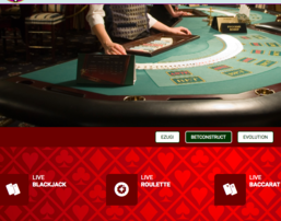 Tables avec croupiers en direct Live BetConstruct sur Magical Spin Casino