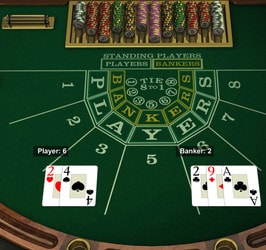 Les tables de baccarat gratuit sont en RNG