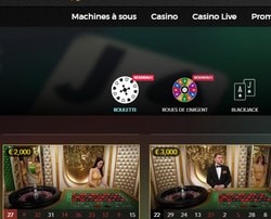 Roulette et Blackjack en ligne dans Evolution Salon Privé sur Casino Extra