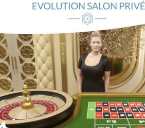 Roulette en direct du Evolution Salon Privé