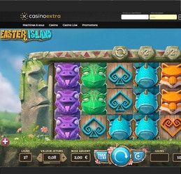 Machine à sous Easter Island disponible sur Casino Extra