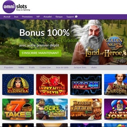 Omnislots Casino le pro des jeux avec croupiers en direct