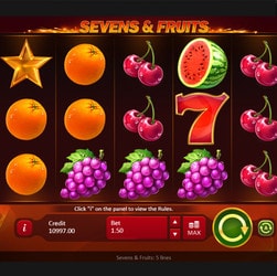 New Sevens & Fruits slot machine launched by Playson