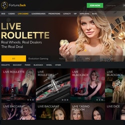 FortuneJack Casino : leader des live casinos Bitcoin