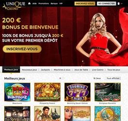 Avis sur Unique Casino en ligne