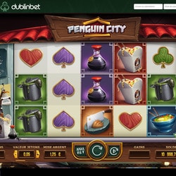 Pinguin City slot machine at Dublinbet Casino