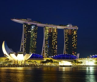 Martina Bay Sands est un des 2 casinos de Singapour