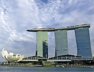 Marina Bay Sands est le plus réputé des casinos à Singapour