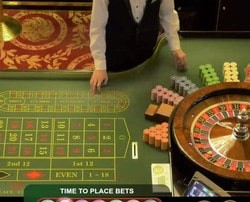 Live roulette en direct du palace Casino de Bucarest