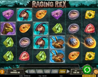 Machine à sous Raging Rex de Play’N Go