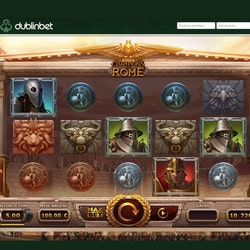 Dublinbet online casino integrates Champions of Rome slot machine