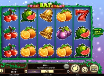 Avis Casino a testé la machine à sous FruitBat Crazy de Betsoft