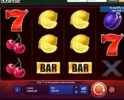 Machine à sous Fruit Supreme disponible sur Dublinbet