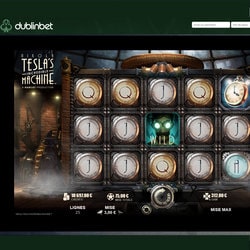 Nikola Tesla slot machine on Dublinbet