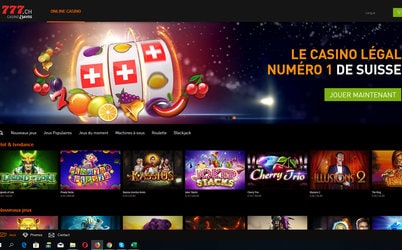 Casino777 légal en Suisse avec licence de la Commission Fédérale des maisons de jeu