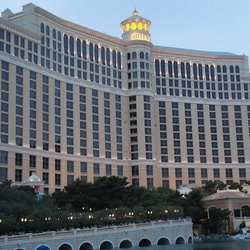 Vue du Bellagio Casino de Las Vegas