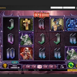 Demon slot machine at Casino Extra