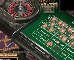 les tables de roulette en ligne gratuite sont disponible seulement en version RNG