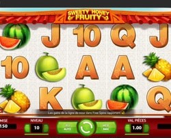 Casino Extra propose la machine à sous Sweety Honey Fruity