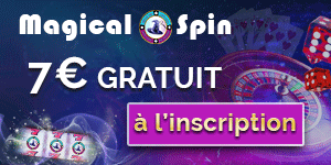 Bonus gratuit à l'inscription sur Magical Spin Casino