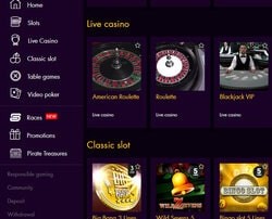 jeux avec croupiers en direct sur Win Paradise Casino