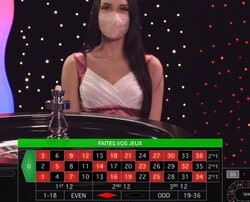 La Roulette Immersive est une des 3 roulettes en live de Magical Spin