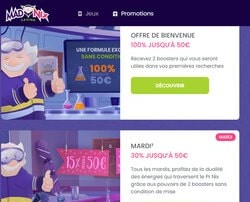 Arrêt sur les bonus Madnix et les promotions hebdo et mensuels de ce casino en ligne