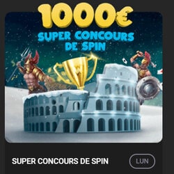 Le casino en ligne WinOui propose chaque semaine des challenges