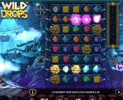 Machine à sous gratuite Wild Drops de Betsoft disponible sur Cresus Casino