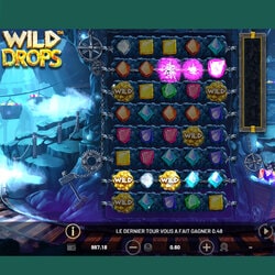 Machine à sous gratuite Wild Drops de Betsoft disponible sur Cresus Casino