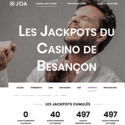 Un couple décroche un jackpot progressif au Casino de Besançon